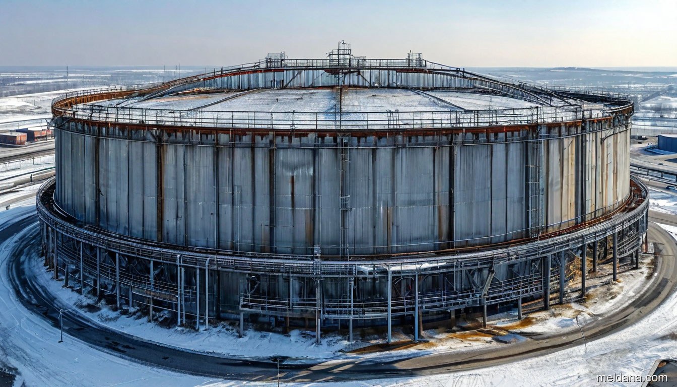 Антидроновая защита резервуара РВС-50000 Тюмени — ЗОК ЗАСЛОН по СП 542