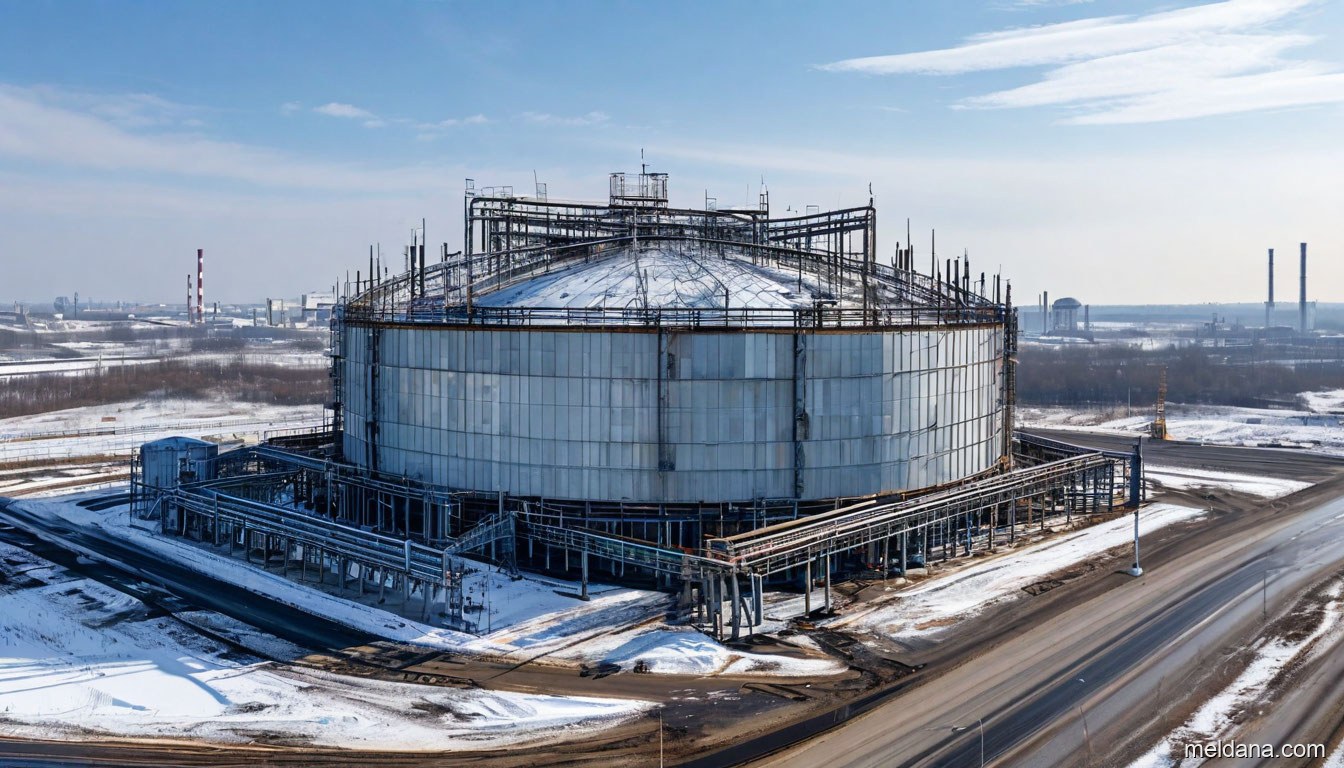 Антидроновая защита резервуара РВС-20000 Тюмени — ЗОК ЗАСЛОН по СП 542